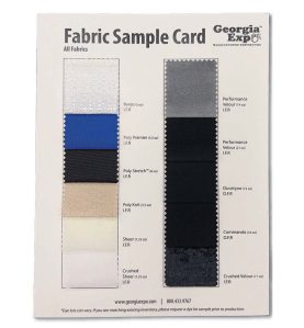 Fabric Sample Card