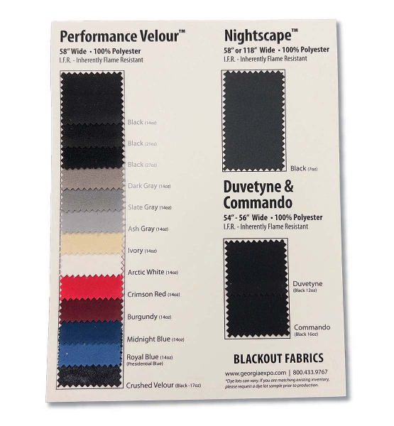 Performance Velour™ Swatch Card