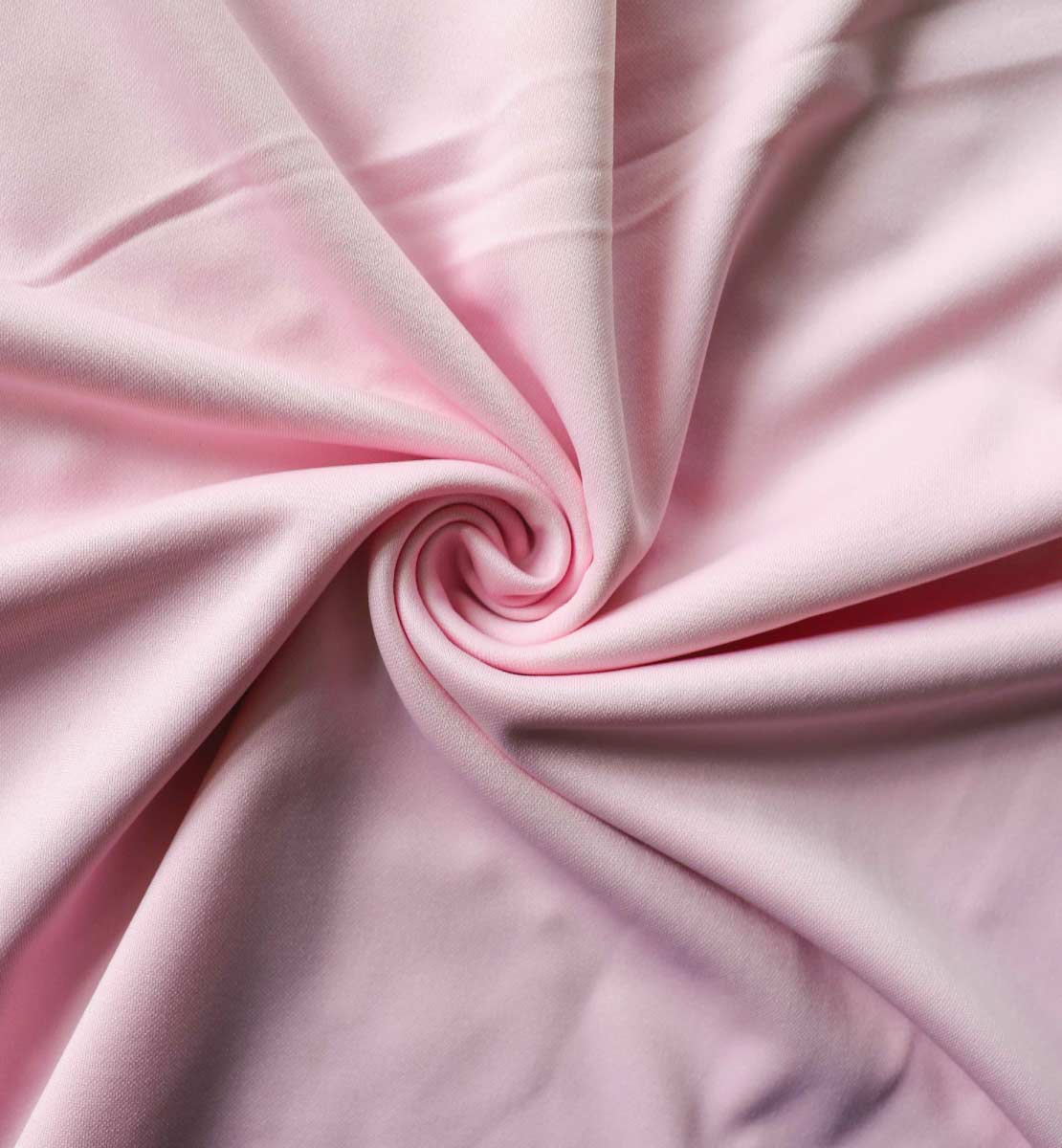 Stretch Satin Powder Pink - YES Fabrics